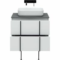 Тумба под раковину Allen Brau Reality 70 подвесная Белая матовая арт-1.32004.WM — фото 15, Тумбы под раковину