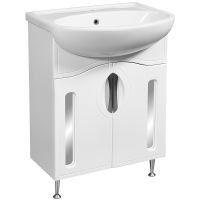 Тумба под раковину Stella Polar Сильва 60 Белая арт-SP-00000203 — фото 1, Тумбы под раковину