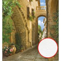 Фреска Ortograf Городской пейзаж 3968 Фактура бархат FX Флизелин (2,5*2,7) Бежевый/Зеленый, Город/Пейзаж арт-3968 (бархат FX) — фото 1, Фрески