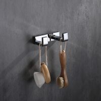 Двойной крючок Abber Westen Хром арт-AA1750 — фото 2, Крючки для полотенец