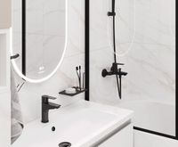 Керамогранит Ceradim Calacatta Clarity Gold белый полированный 80х80 см арт-х9999304136 — фото 7, Керамогранит