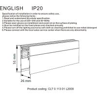 Шинопровод Crystal Lux Space Черный арт-CLT 0.113 01 L2000 BL — фото 2, Шинопроводы