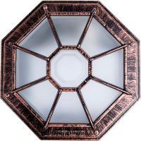 Потолочный светильник Artelamp Pegasus Белый Античная медь арт-A3100PL-1AC — фото 2, Уличное освещение