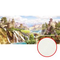 Фреска Ortograf Замки 6516 Фактура флок FLK Флизелин (4,2*2,7) Разноцветный, Замки/Водопады/Пейзаж арт-6516 (флок FLK) — фото 1, Фрески