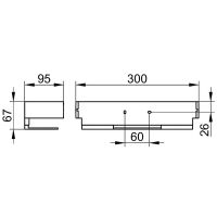 Полка корзина Keuco Edition 11 11158 370000 Черная матовая арт-11158370000 — фото 2, Полки для ванной и душа