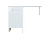 Тумба с раковиной Orange Optima 110 Белый глянец арт-OPD-110TUW+RAL — фото 1, Тумбы с раковиной