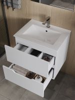 Товар: Тумба с раковиной Orange Line 60 подвесная Белая матовая арт-Li-60Tuw+Ra - фото 3 Тумба с раковиной Orange Line 60 подвесная Белая матовая арт-Li-60Tuw+Ra — фото 3, Тумбы с раковиной