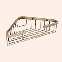 Товар: Полка корзина TW Harmony угловая Бронза арт-TWHO534br - фото 2 Полка корзина TW Harmony угловая Бронза арт-TWHO534br — фото 2, Полки для ванной и душа