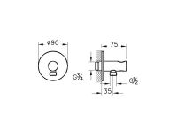 Товар: Душевая система Vitra Origin Хром арт-A49266EXP - фото 8 Душевая система Vitra Origin Хром арт-A49266EXP — фото 8, Встраиваемые душевые комплекты