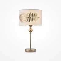 Настольная лампа Maytoni House Farn Белая Золото арт-H428-TL-01-WG — фото 5, Настольные лампы