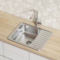 Товар: Кухонная мойка Iddis Strit S 58 Сатин арт-STR58SDi77S - фото 2 Кухонная мойка Iddis Strit S 58 Сатин арт-STR58SDi77S — фото 2, Кухонные мойки