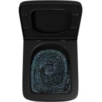 Унитаз Point Меркурий подвесной Черный матовый с сиденьем Микролифт арт-PN41831BM — фото 6, Подвесные унитазы