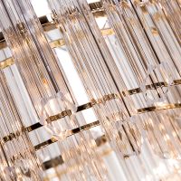 Люстра Artelamp Jastin Прозрачная Золото арт-A2848SP-8GO — фото 3, Люстры