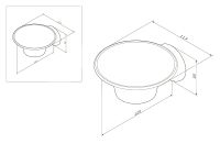 Мыльница AM.PM Like Хром арт-A8034200 — фото 8, Мыльницы