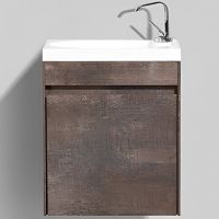 Тумба под раковину BelBagno Pietra Mini 46 подвесная Stone арт-PIETRA MINI-460-1A-SO-PT-L — фото 4, Тумбы под раковину