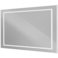 Зеркало BelBagno Kraft 120 с подсветкой Сатин с сенсорным выключателем арт-SPC-KRAFT-1200-800-SENS-AL — фото 8, Зеркала в ванную комнату