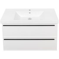 Тумба под раковину La Fenice Elba 100 подвесная Белая матовая арт-FNC-01-ELB-B-100-2 — фото 5, Тумбы под раковину