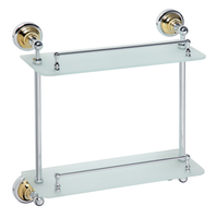 Полочка Bemeta Retro Gold and Сhrom Золото хром арт-144202128 — фото 1, Полки для ванной и душа