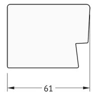 Зеркало Evoform Definite 74х54 в багетной раме - Алюминий 61 мм арт-BY 3044 — фото 6, Зеркала в ванную комнату