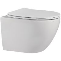 Товар: Унитаз Abber Bequem подвесной Белый матовый с сиденьем Микролифт арт-AC1100MW - фото 1 Унитаз Abber Bequem подвесной Белый матовый с сиденьем Микролифт арт-AC1100MW — фото 1, Подвесные унитазы