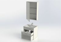 Комплект мебели для ванной Aquanet Августа 58 подвесной Белый арт-287681 — фото 6, Комплекты мебели для ванной