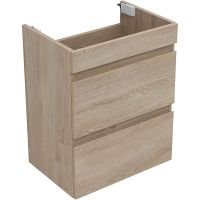 Тумба под раковину Aquanet Нота New 50 подвесная Дуб светлый арт-334196 — фото 9, Тумбы под раковину