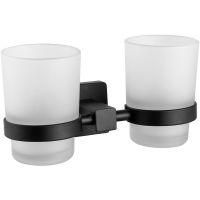 Товар: Стакан для зубных щеток Haiba двойной Черный матовый арт-HB8908 - фото 1 Стакан для зубных щеток Haiba двойной Черный матовый арт-HB8908 — фото 1, Стаканы для зубных щеток