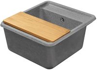 Кухонная мойка Aquaton Беллис 57 Серая арт-1A724932BS230 — фото 4, Кухонные мойки