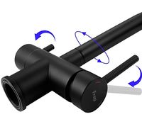 Смеситель для кухни Frap H899 Черный матовый арт-F43899-36 — фото 2, Смесители для кухни