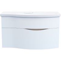 Тумба под раковину Kerama Marazzi Riva 100 R RV.100Rh\WHT.M подвесная Белая матовая арт-RV.100Rh\WHT.M — фото 1, Тумбы под раковину