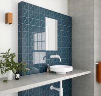 Керамическая плитка Equipe Curve Ink Blue настенная 8,3х12 см арт-28852 — фото 3, Керамическая плитка