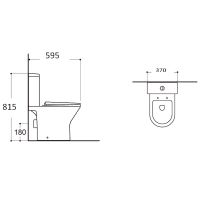 Унитаз компакт Aquatek Леон с бачком и сиденьем Микролифт арт-AQ2785-00 — фото 6, Напольные унитазы