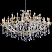 Товар: Люстра Crystal Lux Прозрачная Золото арт-HOLLYWOOD SP20+10 GOLD - фото 1 Люстра Crystal Lux Прозрачная Золото арт-HOLLYWOOD SP20+10 GOLD — фото 1, Люстры