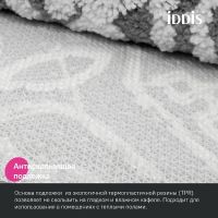 Коврик для ванной комнаты Iddis Decor 80х50 Серый арт-DT01P58i12 — фото 3, Коврики для ванной комнаты