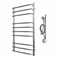 Электрический полотенцесушитель Point Нептун П10 500x1000 левый/правый Хром арт-PN09150E — фото 3, Электрические полотенцесушители