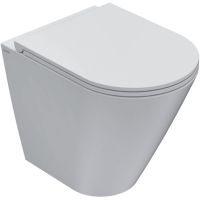 Унитаз Globo Forty3 приставной без сиденья арт-FO002.BI — фото 1, Приставные унитазы