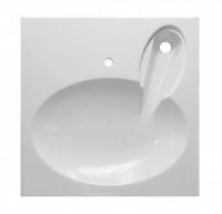 Раковина Эстет Lea 60 на стиральную машину Белая арт-ФР-00001624 — фото 3, Раковины на стиральную машину