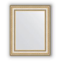 Зеркало Evoform Definite 51х41 Золотые бусы на серебре арт-BY 1349 — фото 1, Зеркала в ванную комнату