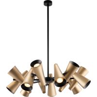 Люстра Maytoni Modern Giro Черная Латунь арт-MOD095PL-14BS — фото 1, Люстры