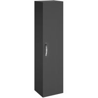 Шкаф пенал Jacob Delafon Ola 35 подвесной Серый антрацит арт-EB396-N14 — фото 1, Пеналы для ванной комнаты