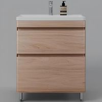 Тумба под раковину Style Line Атлантика 70 Люкс Plus Ясень перламутр арт-СС-00002344 — фото 1, Тумбы под раковину