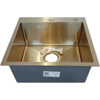 Товар: Кухонная мойка Aflorn Premium 50 Золотой сатин арт-AF95050W - фото 2 Кухонная мойка Aflorn Premium 50 Золотой сатин арт-AF95050W — фото 2, Кухонные мойки