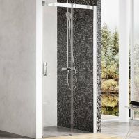 Душевая дверь Ravak Matrix MSD2-110 R профиль Хром стекло Transparent арт-0WPD0C00Z1 — фото 1, Раздвижные душевые двери