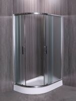 Душевой уголок Esbano ESR-8027A 120x80 R профиль Хром стекло рифленое арт-ESUGR8027AR — фото 3, Асимметричные душевые уголки