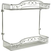 Полка корзина Migliore Complementi Хром арт-22036 — фото 1, Полки для ванной и душа