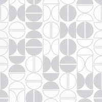 Обои Lutece Les Essentiels Винил на флизелине (0,53*10,05) Белый/Серый, Абстракция/Геометрия арт-51201909 — фото 1, Обои для стен