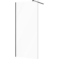 Душевая перегородка STWORKI Берген 100 MV-BE-100-BL профиль Черный матовый стекло прозрачное арт-583038 — фото 5, Душевые перегородки