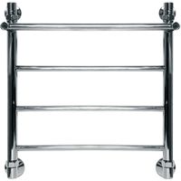 Водяной полотенцесушитель Ника Classic ЛП/ВП 50x60 с полкой Хром арт-ЛП ВП 50/60 — фото 1, Водяные полотенцесушители