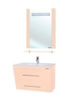 Товар: Зеркало Bellezza Берта 75 с подсветкой Бежевое арт-4610712050079 - фото 3 Зеркало Bellezza Берта 75 с подсветкой Бежевое арт-4610712050079 — фото 3, Зеркала в ванную комнату