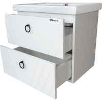 Тумба под раковину Bellezza Альба 60 подвесная Белая арт-4631709110019 — фото 2, Тумбы под раковину